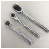 Craftsman 1/2" & 3/8" Drive Ratchets 3 PC Lot