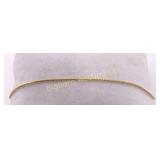 14K Gold 3 3/4" Scrap Chain Approx .5 Gram