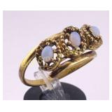 Opal Ring Size 11 10K Gold Filled, Shank Celebrity