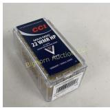 Ammo 22 WMR, 50 Rds CCI Maxi-Mag Hollow Point