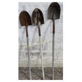 Shovels 3 PC Lot