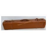 VTG Leather Shotgun Storage Travel Hard Case