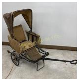 Antique Baby Carriage/ Rickshaw Stroller