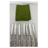 VTG WM Rogers Silver Plate Knife Set 7 Pc Lot