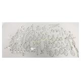 VTG Chandelier Crystal Assortment Approx 4 Lbs
