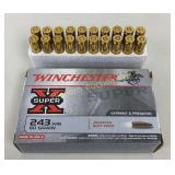 Ammo 243 Win 20 Rds Winchester 80 Gr