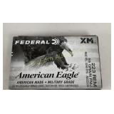 Ammo .223 Rem 20 Rds Federal 55 Gr FMJ