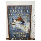 Rustic Style Sign Grand Targhee Ski Shop