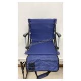 Blue Stadium Chair w/ Arms