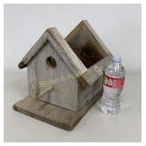 Rustic Barn Wood Birdhouse Planter Unused