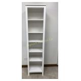 White Shelf Unit w/ 5 Adjustable Shelves
