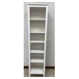 White Shelf Unit w/ 5 Adjustable Shelves