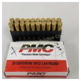 Ammo 22-250 20 Rds PMC 55 Gr PSP