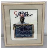 Framed Cream of Wheat Advertisement Print