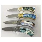 Wolf Collector Pocket Knives 4" Closed 4 Pc Lot