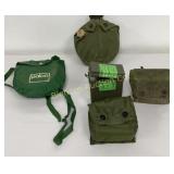 VTG Military First Aid Kit Containers, Canteen,