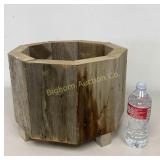 Rustic Barn Wood Planter Unused