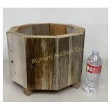 Rustic Barn Wood Planter Unused