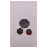Ancient Roman Bronze Coins 3 PC Lot 250-400AD