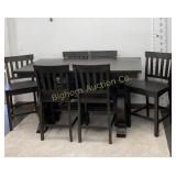 Wooden Sedona Tall Dining Table & 6 Chairs