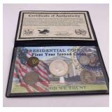 First Year Issue Coins 5 Coins in Lot