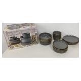 Over & Back Options 16 Pc Dinnerware Set Unused