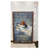 Rustic Style Sign Grand Targhee Ski Shop