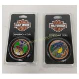 Harley Davidson Challenge Coins, Jackson Hole WY