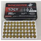Ammo 380 Auto 50 Rds Winchester SXZ 95 Gr