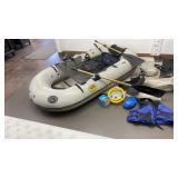 Water Master Fishing Raft Includes Life Vest