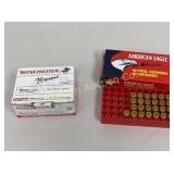 Ammo 9mm 95 Rds: 70 Rds Winchester 115 Gr