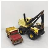 VTG Tonka Dump Truck & Excavator