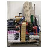 Contents of Wire Bin: Fishing Rod Holders, Fishing