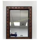 Allen & Roth Studded Framed Beveled Mirror