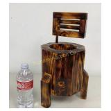 Wooden Ringer Washer Planter Unused