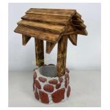 Wishing Well Planter w/ Concrete Container