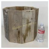 Rustic Barn Wood Planter Unused