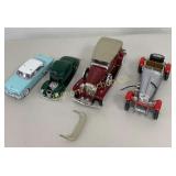 Die Cast Replica Cars: Ford Victoria, Mercedes,