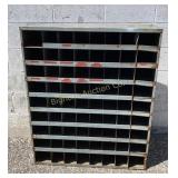 Metal 72 Bin Hardware Organizer