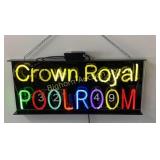 Neon Crown Royal Pool Room Light