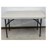 Life Time Folding Table 48" x 24" x 29" Tall