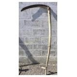 VTG Scythe w/ Wooden Handle