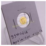 85% Gold MaxiMillion Mini Coin