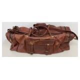 Heavy Leather  Duffel / Travel Bag