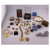 VTG Jewelry: Cuff Links, Tie Tacks, Earrings,