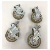 4" Swivel Casters 4 Pc Lot