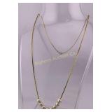 Gold Filled Pearl Style 20" Necklace