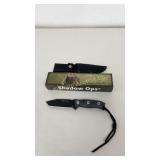 Shadow Ops Tactical Knife w/ 4" Tanto 1045