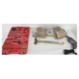 Rockwell 3/8" Drill, CLC Leather Tool Bags,