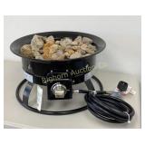Propane 18" Fire Pit w/ 10 Ft Regulator Hose